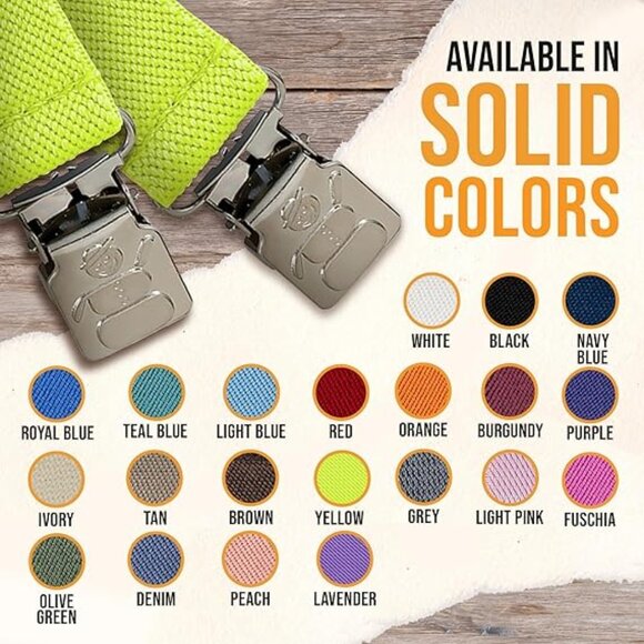 Hold’Em Mitten Glove Clips for Toddler & Kids Extra Tight Grip - Lemon Yellow - Picture 4 of 6